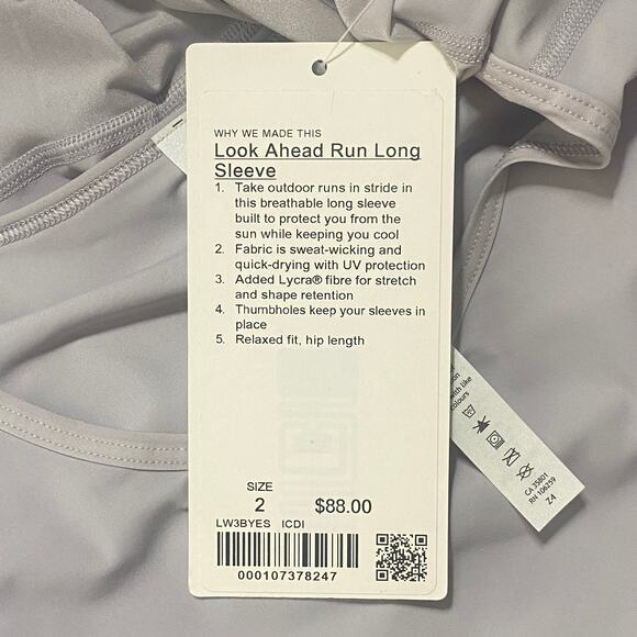 NWT Lululemon Look Ahead Run Lilac Light Purple Tech Tee 2 - Picture 4 of 5